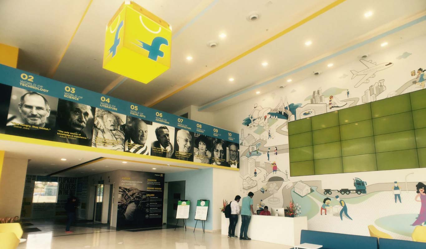 Human Greatness inspires the new Flipkart office